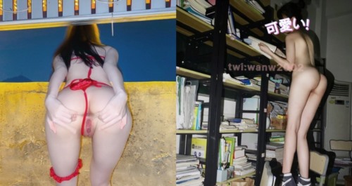 53022-推卝特清纯长卝腿二次元反差萌妹【WANW2002】爱露卝出COS装操场图书馆露逼天台楼道口卝交-福利岛