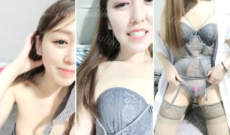 高颜值气质美女情趣吊带丝袜道具自慰 近距离特写跳蛋震动嫩逼高潮出白浆非常诱人-聚合福利