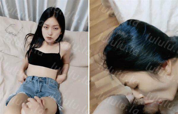 牛仔短裤贫乳新人美女和炮友两场啪啪,特写深喉口交掰穴舔逼,干起来特别爽拨开裤子插入,上位骑乘后入猛操-福利岛