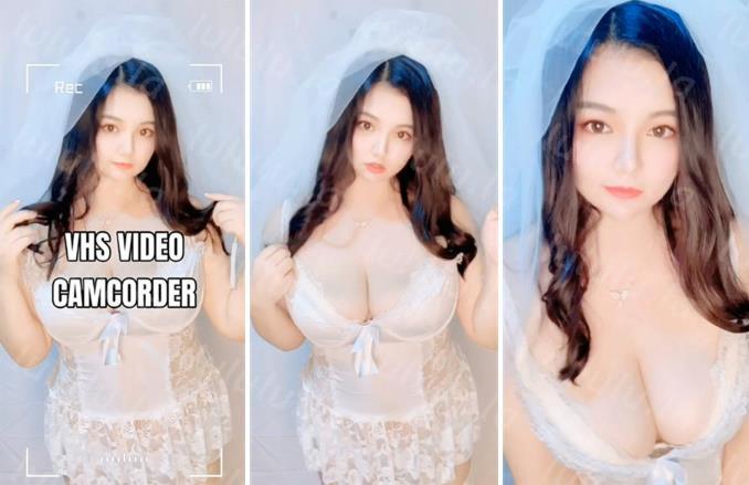 最新2020爆乳网红美少女『巨巨』大尺度私拍流出-新娘装女神降临 超大SS车灯 揉玩巨乳 完美露脸 高清-聚合福利