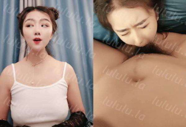 保时捷车模为赚钱下海被炮友各种操，小背心哪吒头展示身材，蹲着被炮友插嘴，第一视角抽插肥穴，后入大白美臀-福利岛