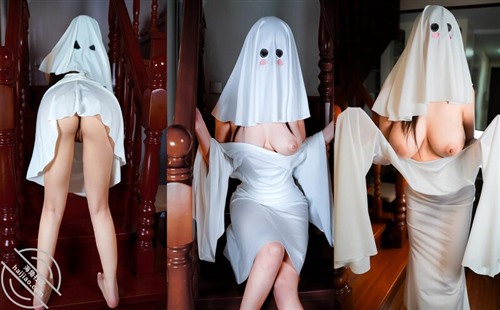 70847-海角父女乱伦『D罩杯的一线天女儿』大奶女儿的幽灵娘服装敏感的一碰就叫 叫声真的好听 女上位自己坐的超级用力-福利岛