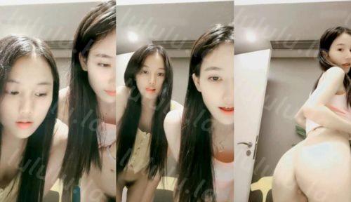 两个清纯无比的姐妹花,完美苗条的身材,两个绝世蜜臀,期待土豪开发搞双飞,妹妹一定是被人操多了,洞口大得像黑洞-福利岛