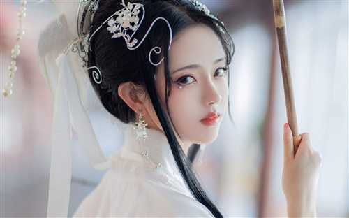 【汉服小姐姐篇】回眸生情,让你一秒沦陷的汉服小姐姐-撸先生