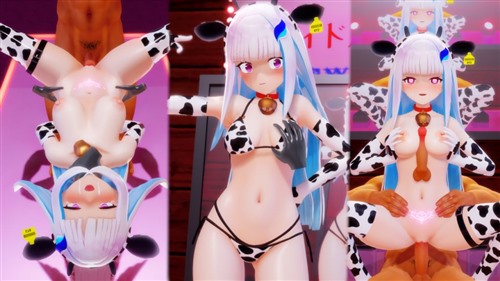 143495-[FioraMMD] 【High quality ver+差分  diff】【紳士HandMMD】 牛ビキニなリ〇-聚合福利