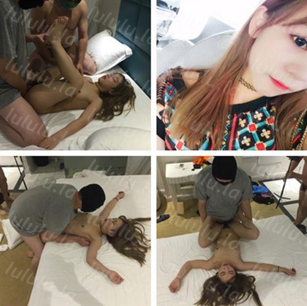 大眼美女和网友见面吃饭被灌醉带到酒店开房被两个大屌网友各种姿势轮流草-福利岛