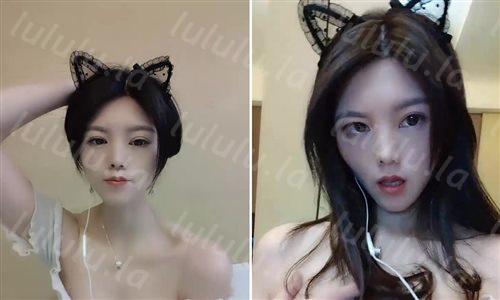 舌头会转动颜值**下海黄播，性感大长腿黑丝牛仔短裤，脱掉内裤特写掰穴，展示灵活的舌头-福利岛