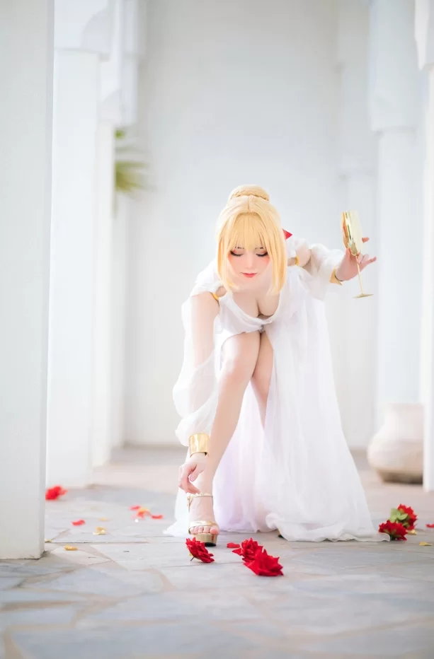 [转载搬运] 焖焖碳 - FGO 尼禄睡裙 27P-239M [27P+239M][百度盘]-福利岛