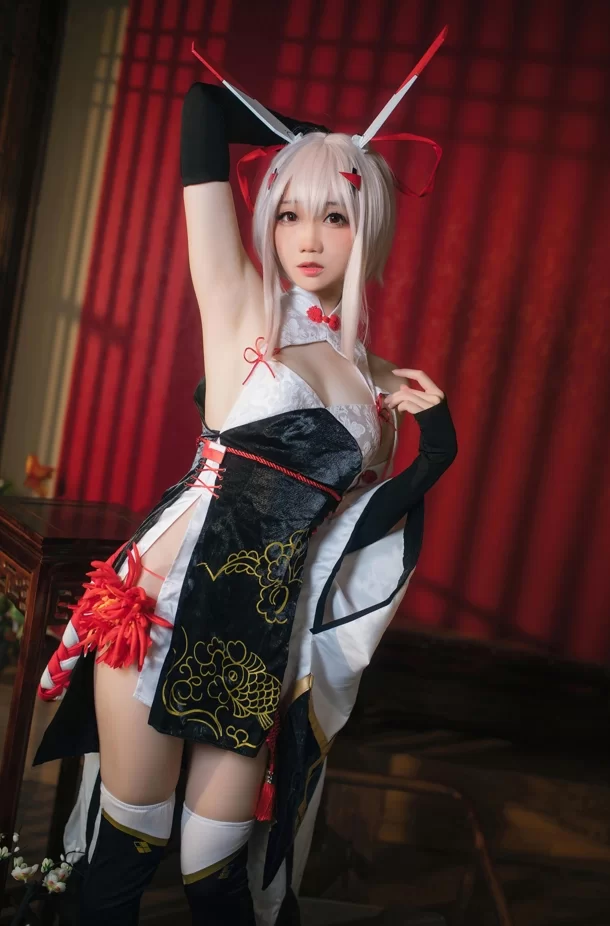 [转载搬运] 焖焖碳 - 碧蓝航线 绫波旗袍 25P-375M [25P+375M][百度盘]-福利岛