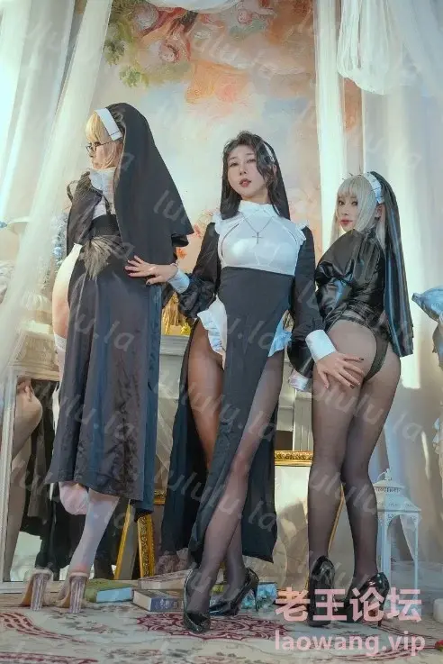 [转载搬运] 奶桃X胡桃喵X轩萧学姐 - 修女 50P-575M [50P+575M][百度盘]-福利岛