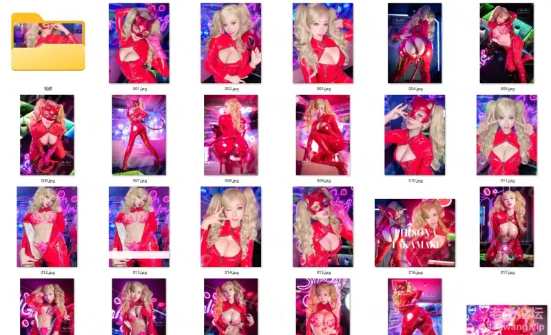 [自行打包] COSER红色系COS合集（高卷杏、EVA明日香、02） [11+2.62G][百度盘]-福利岛