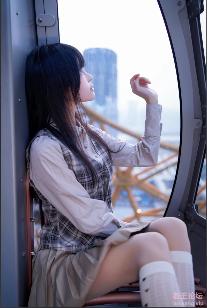 [转载搬运] 【COSPLAY】桜桃喵 – NO.204 制服摩天轮 [27P+300M][百度盘]-福利岛