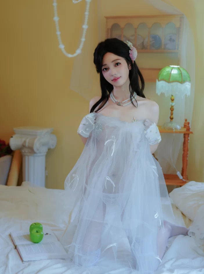 [自行打包] 朱朱molly NO.001 内购无水印 10769 洁白婚纱 [82P+2.1G][百度盘]-福利岛