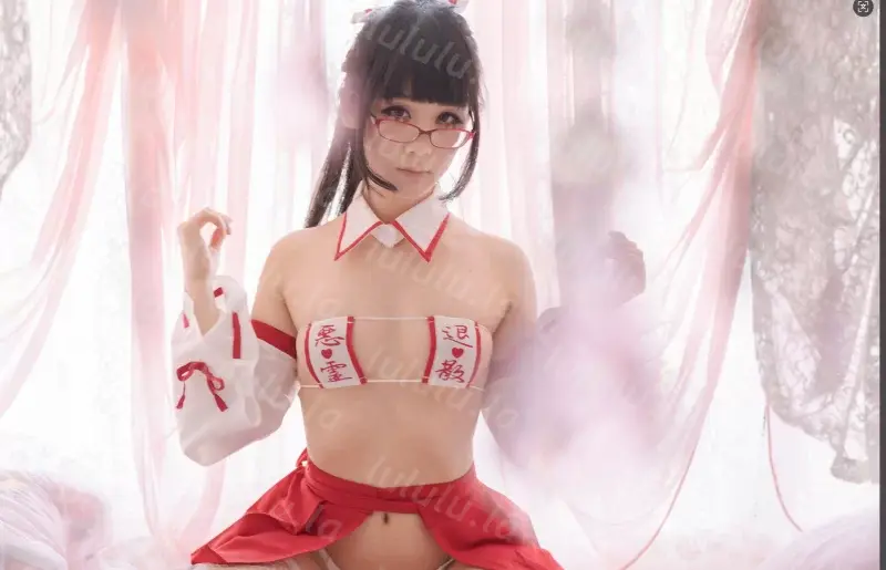 [转载搬运] 【COSPLAY/带视频】[北見えり] 水龍敬ランド マイクロ巫女様 [80P 6V+10G][百度盘]-福利岛