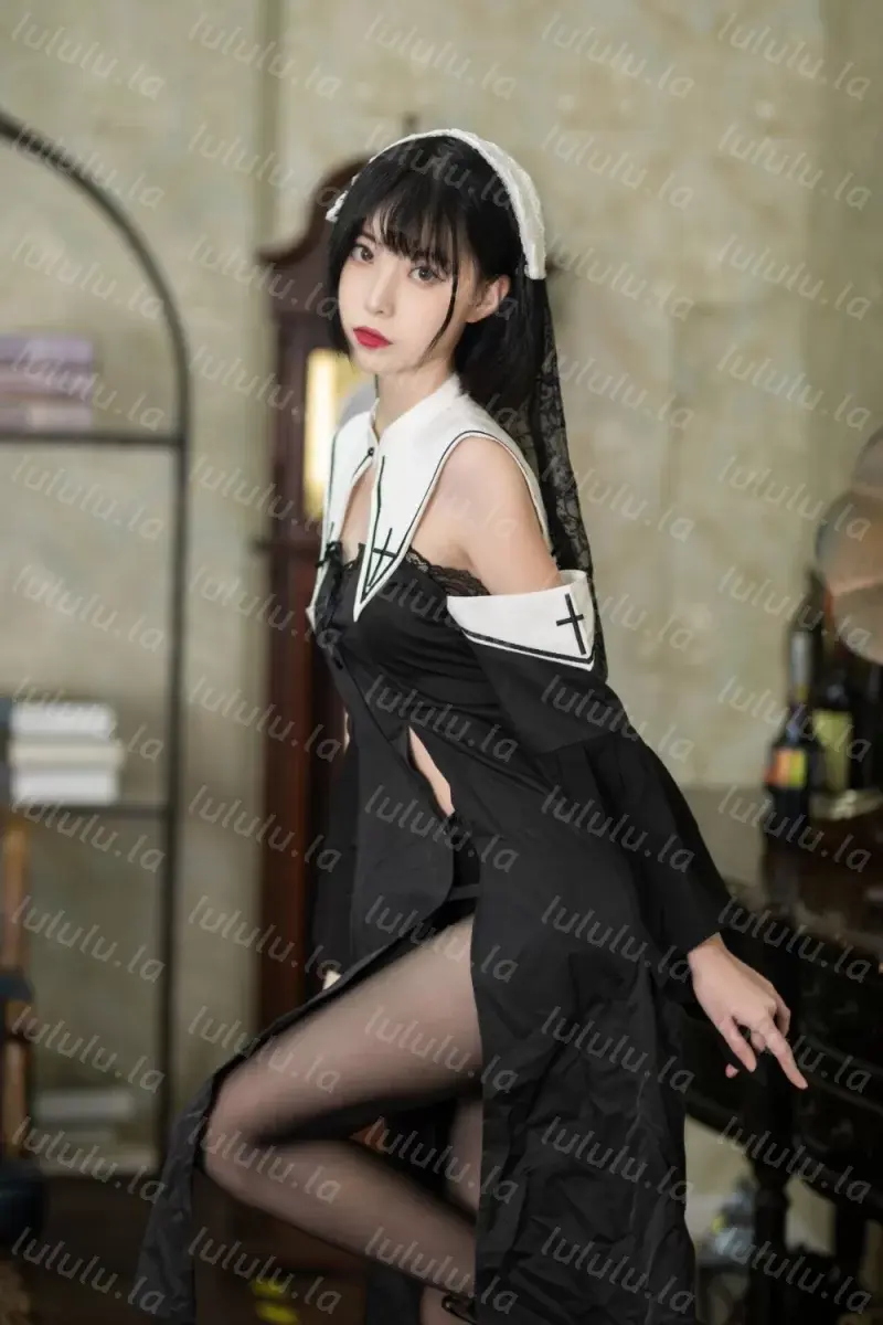 [转载搬运] Coser@许岚LAN - 暗黑修女［40P-597M］ [40P+597M][百度盘]-福利岛