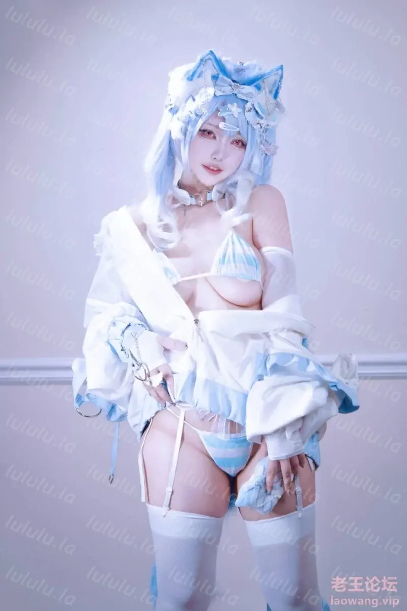[转载搬运] 狐洛洛子－水色猫猫头 [40P+692M][百度盘]-福利岛