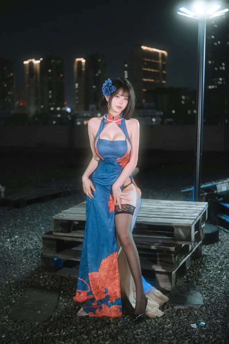 [转载搬运] Tina很妖孽呀 NO.037 碧蓝航线 建武 旗袍 [39P-331MB] [39P+331MB][百度盘]-福利岛