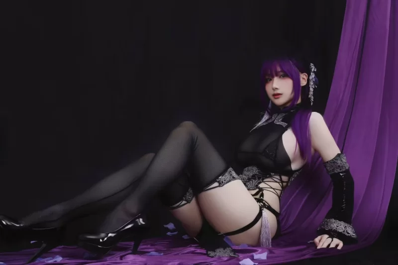 [转载搬运] 幼愛youmeko 紫流苏旗袍 [35P-367MB] [35P+367M][百度盘]-福利岛