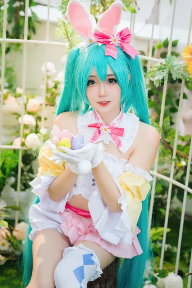 [转载搬运] 焖焖碳_初音 复活节兔子 [22P] [22P+200m][百度盘]-福利岛