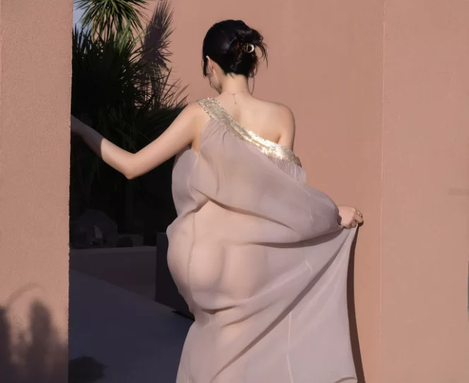 [转载搬运] 秀人网！鱼子酱Fish 透明灰纱长裙无内 阳光与裸体 [81P+838M][百度盘]-福利岛