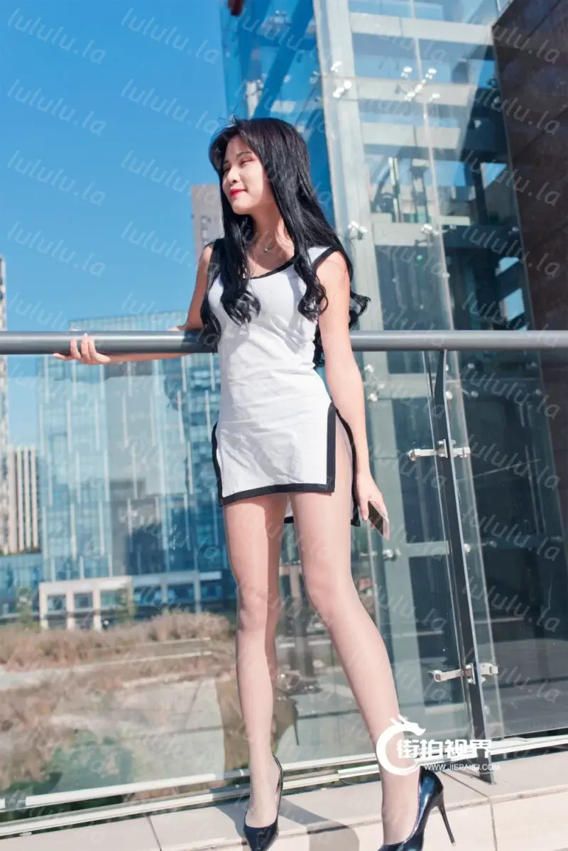 [自行打包] 魔镜街拍-白色高跟旗袍肉丝美女 [317p+310MB][百度盘]-福利岛