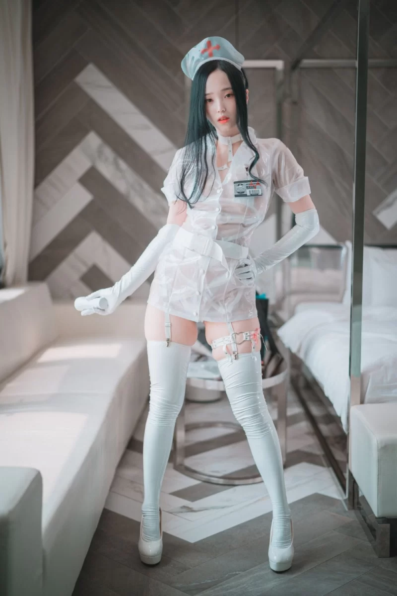 [转载搬运] DJAWA Photo Bambi (밤비) Nurse Nation (White ver) [82P 874MB] [82P+874M][百度盘]-福利岛