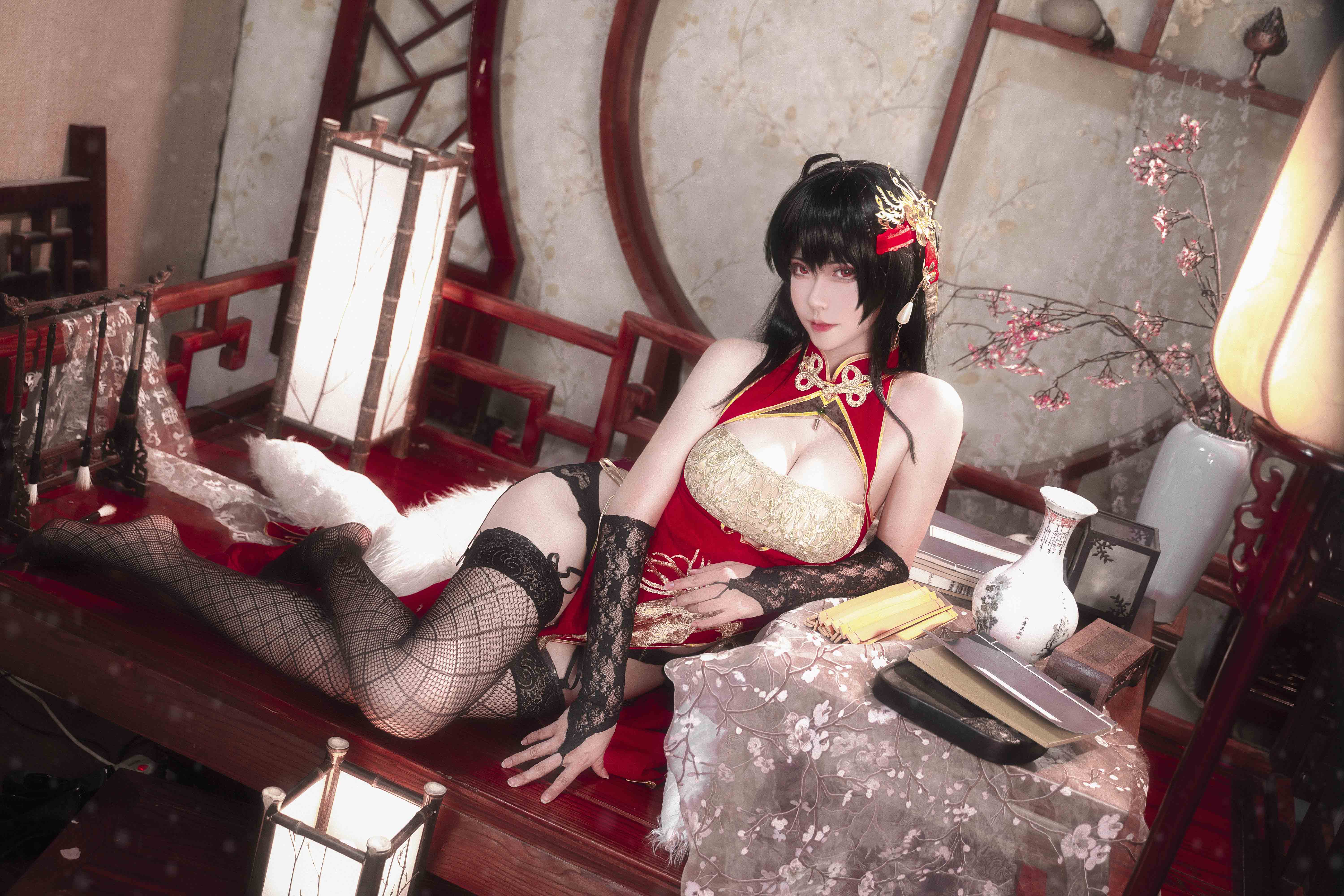 【新】Seya-狮砸 - 碧蓝航线 大凤 旗袍 [14P][149MB百度云]