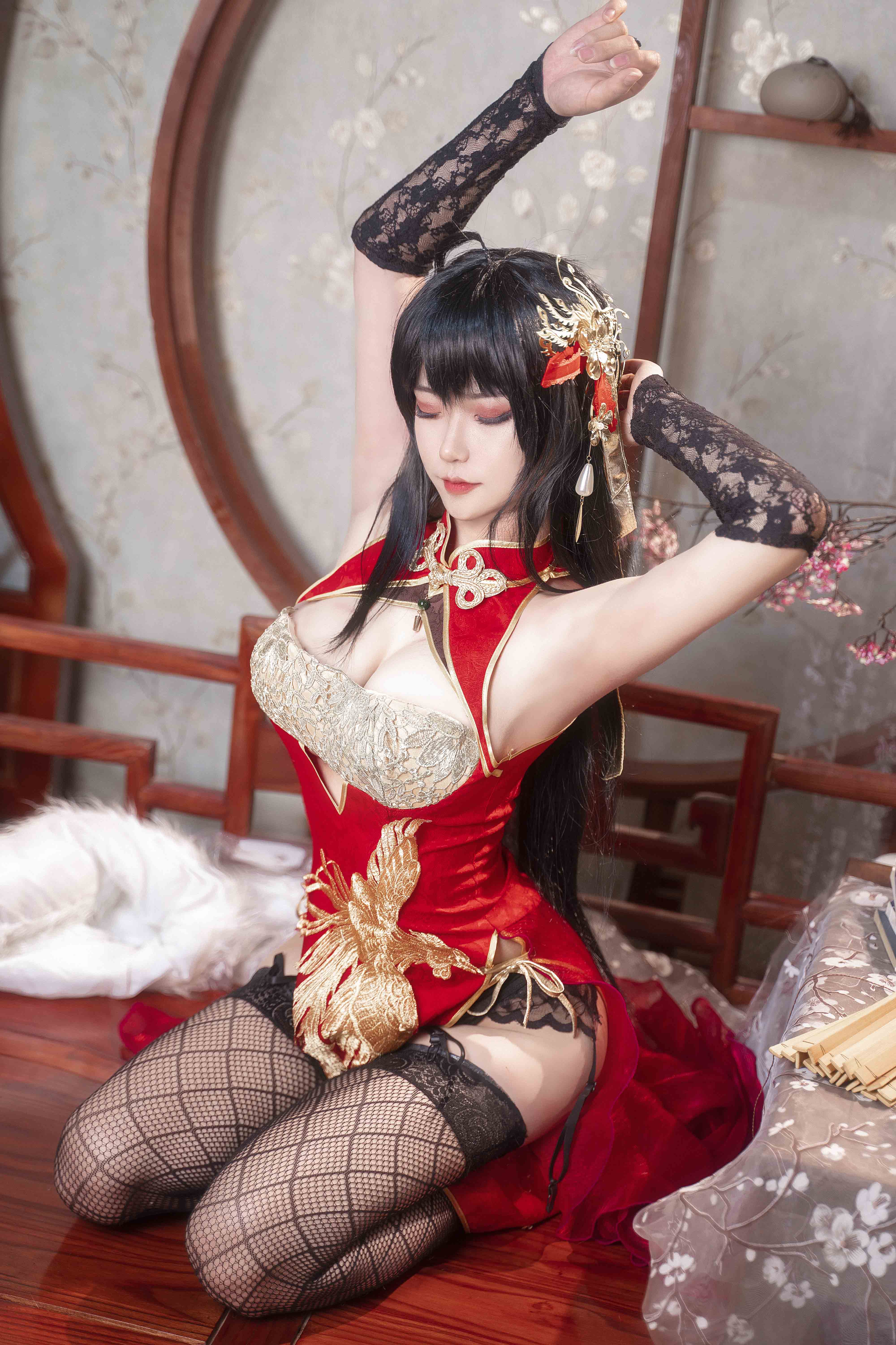 【新】Seya-狮砸 - 碧蓝航线 大凤 旗袍 [14P][149MB百度云]