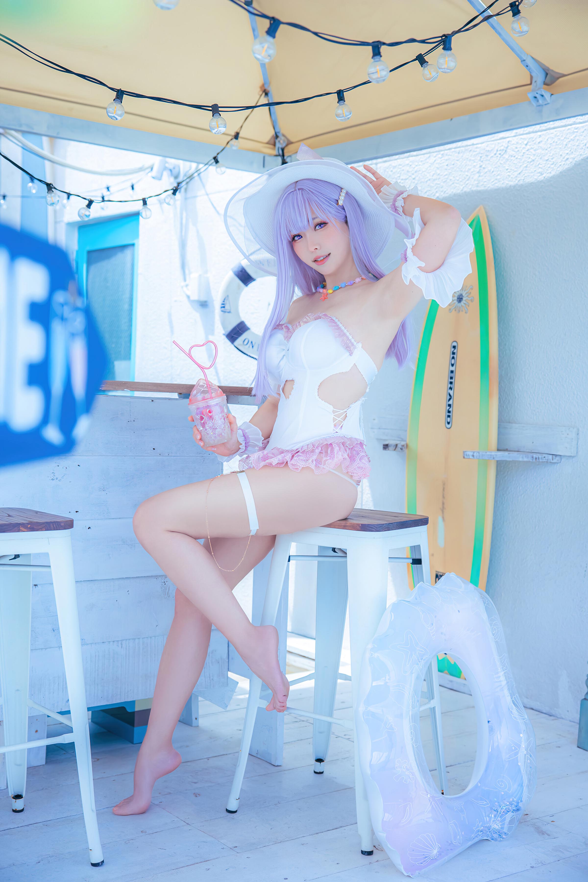 【新】ElyEE子 - Plymouth Swimsuit [28P][219MB百度云]