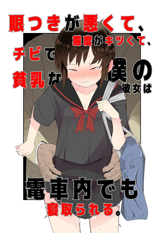 [トゥーンワーカー (タムヒ)] 眼つきが悪くて、態度がキツくて、チビで貧乳な僕の彼女は電車内でも寝Tられる