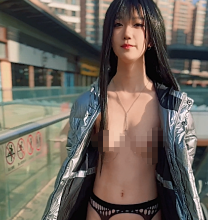 【西萌工作室】颜值白虎萝莉柚柚公寓商场露出
