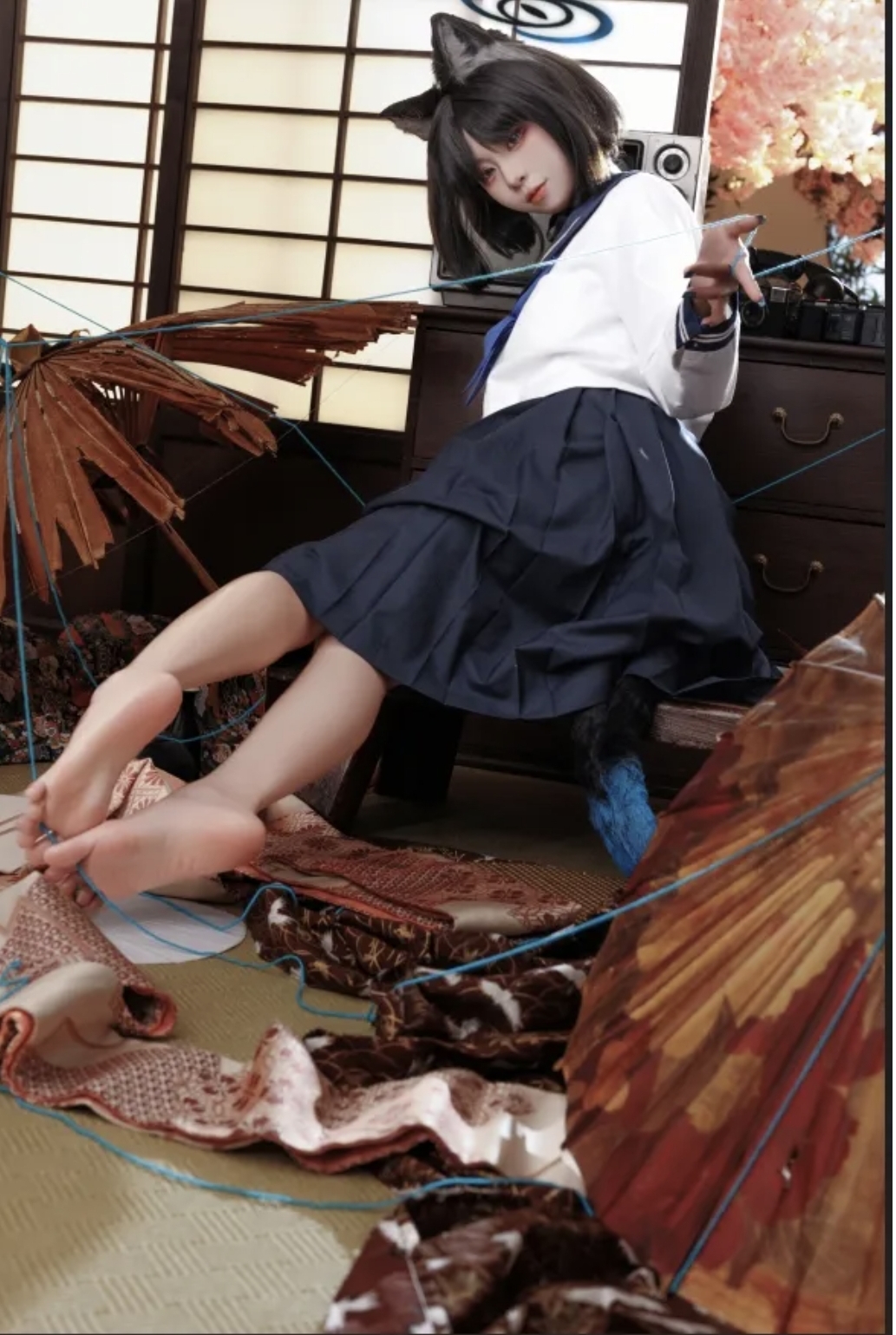 【COSPLAY】纸悦w 栉田桔梗［25p]【300M】