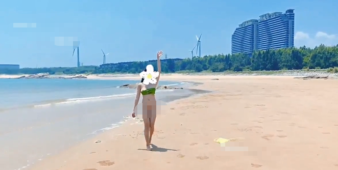 1104 海边沙滩全裸露出