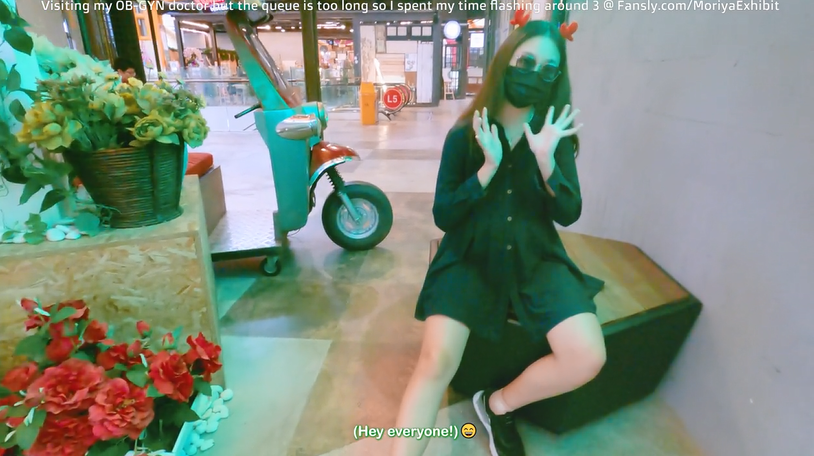 2664 网红健身博主【MoriyaExhibit】怀孕了也要真空露出-福利岛