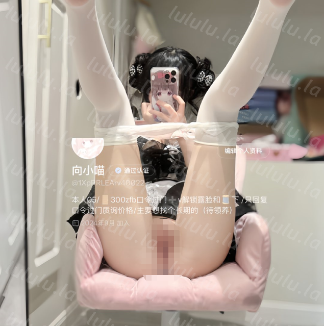 向小喵 – 顶级双马尾 白虎一线天萝莉 私拍福利姬