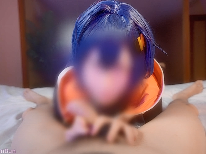 anTia-CosplayerBunbun 2025.4.1流出新作 铃+飞鸟马时