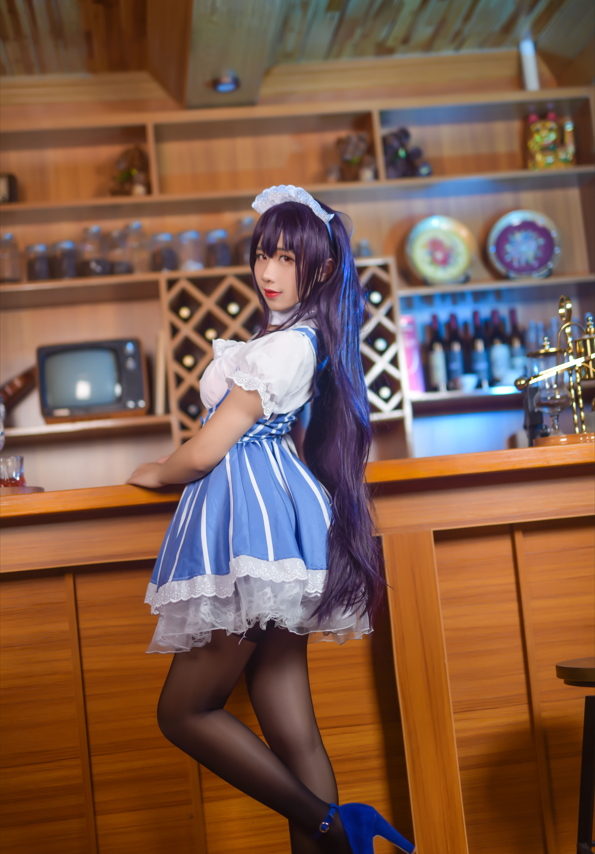 九曲Jean NO.093 Maid Utaha 霞之丘诗羽女仆装 【34P122M】