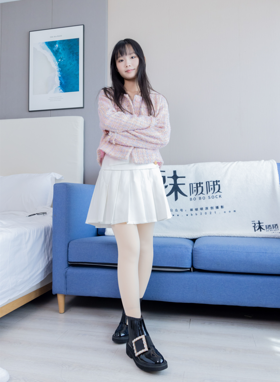 [BoBoSocks袜啵啵] NO.438 甜甜圈-皮鞋、板鞋、白棉袜、黑色踩脚袜、肉色踩脚袜 【150P1V1.5G】