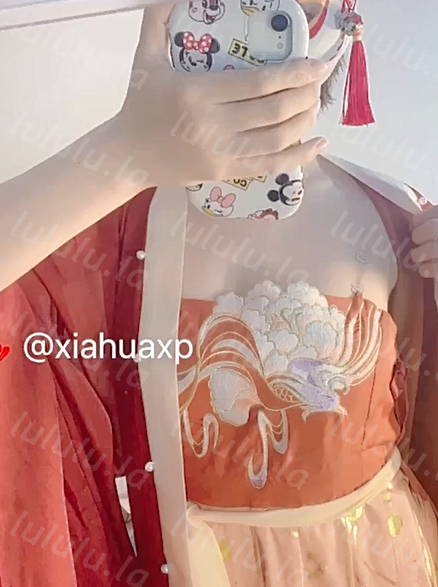 夏花汉服+洛丽塔+cos永劫无间胡桃自慰