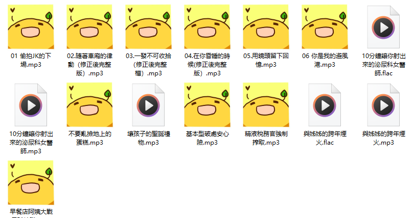 伊橙 18+音频 497M百度盘