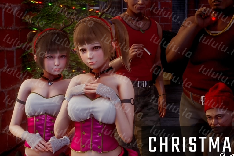 GEN.K ：Christmas 圣诞夜1-3 女友和妹妹在干爹和流浪汉大屌下完全屈服[1G]-福利岛