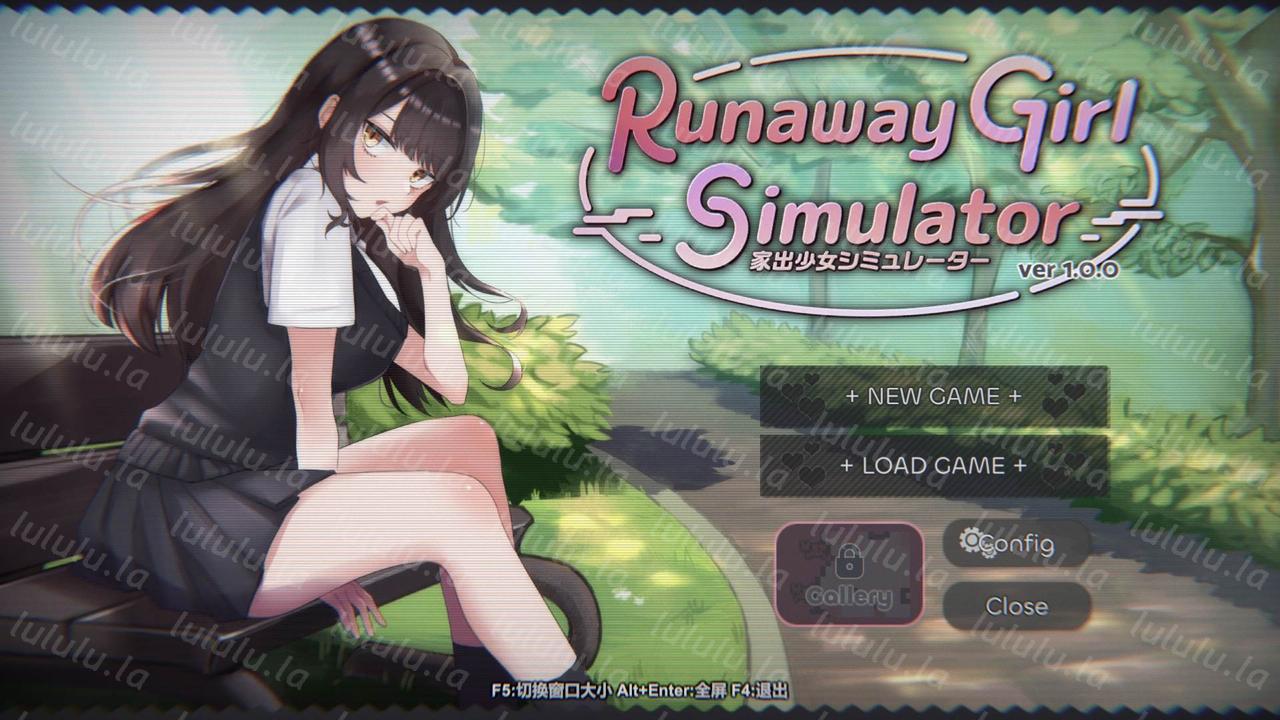 【互动SLG/中文/动态】家出少女模拟器 官方中文版【新作/1.7G】-福利岛