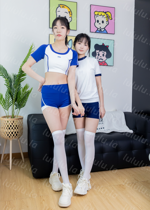 袜啵啵 - 小甜豆甜甜圈 - 运动鞋、厚白丝大腿袜裸足 【177P1V1.9G】