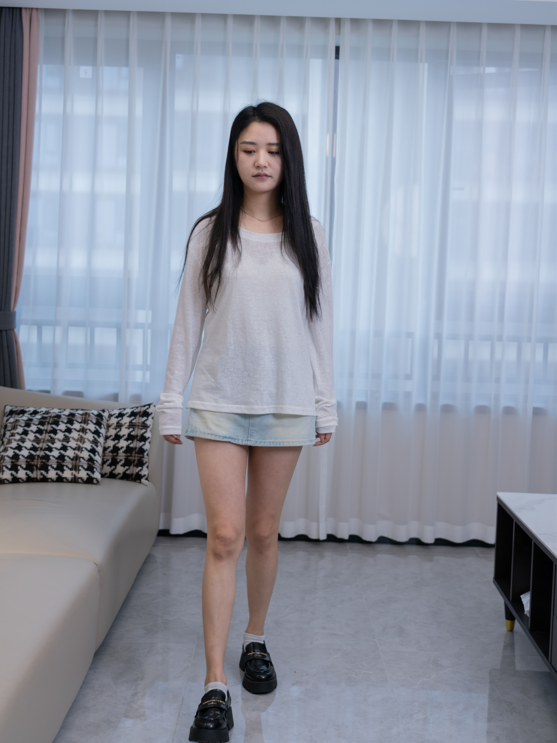 甜予摄影 No.130 澜澜-皮鞋、白棉袜、裸足、掉袜子剧情 【130P1V1.8G】