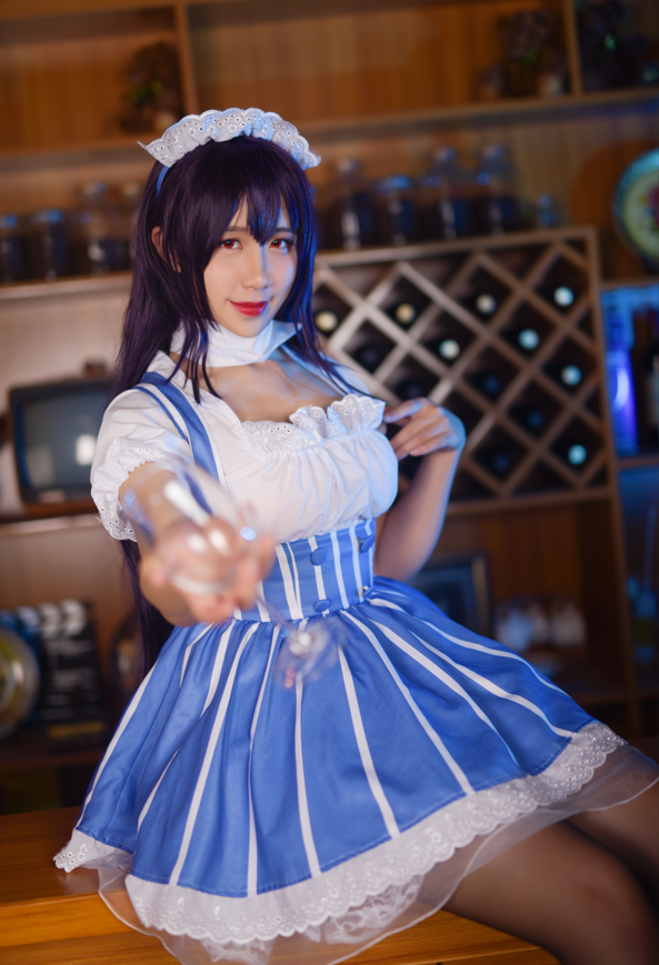 九曲Jean NO.093 Maid Utaha 霞之丘诗羽女仆装 【34P122M】