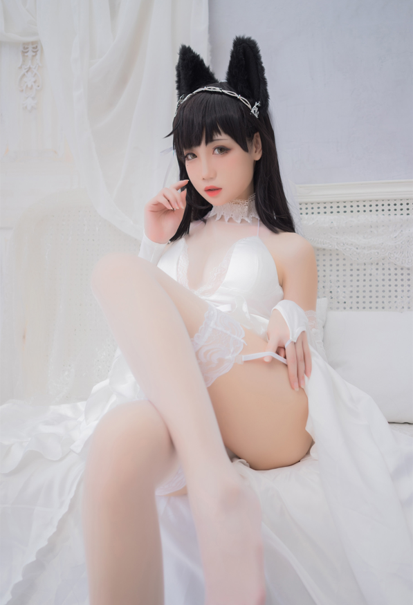 焖焖碳 NO.045 碧蓝航线 爱宕花嫁 【20P212M】