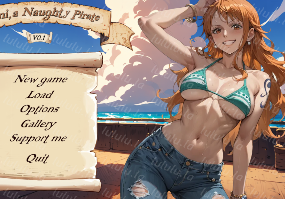 【日系SLG/汉化】娜美,一个调皮的海盗Nami, a Naughty Pirate v0.1 【PC+安卓/1G】-福利岛
