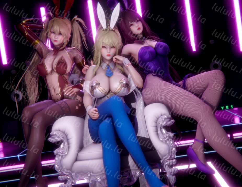 Elarbaby：D-16 布拉达曼特&斯卡哈&阿尔托莉雅 性感御姐的淫荡乱交派对 [1.7G]-福利岛