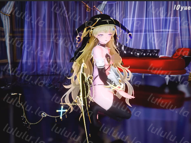 10yue 4月30 鸣潮纯舞 黑暗修女魅魔菲比 [260M]-福利岛