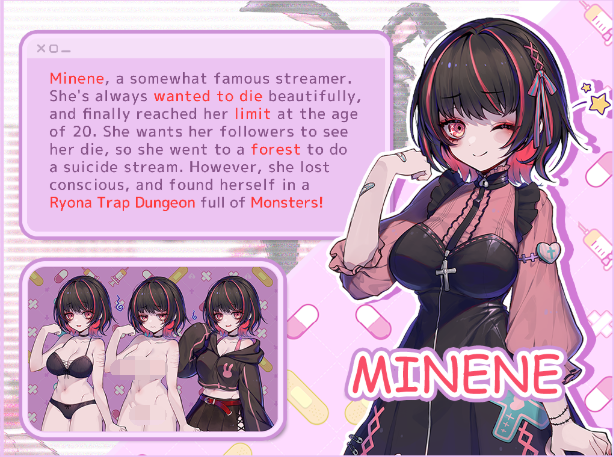 【日式ACT】[微重口]Kawaii -Ryona Trap Dungeon- Steam版[生肉]